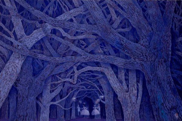 東山魁夷《森の幻想》1971年 兵庫県立美術館蔵